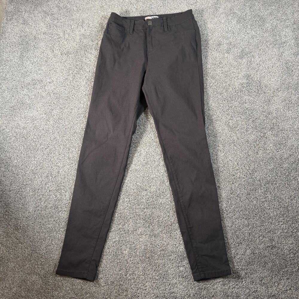 YMI Jeans Womens M 27x29 Gray Denim Mid Rise Skinny Stretch Charcoal Wash